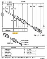 Boot Kit Driveshaft Front Inner Evo 8-9