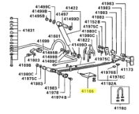 Plate rear suspension