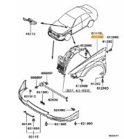 Front Wing RH Evo 5-6