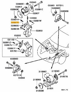 Washer engine mounting 10mm
