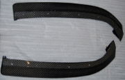 Rexpeed JDM Carbon Fibre Rear Bumper Extensions - Evo 7-8