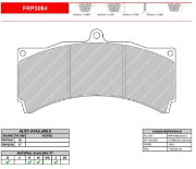 Ferodo: DS1.11 Brake Pad Set (FRP3054)- AP 5555 Calliper, 332mm Disc: Evo 7-9