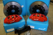 Alcon: ADeX: 343mm Front Brake Kit: Evo 4-9 - RED Callipers Kit