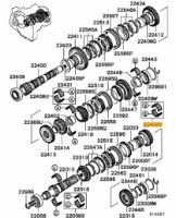 Bearing,M/T output shaft