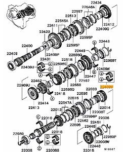 Bearing,M/T output shaft