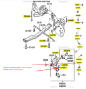 Front Suspension Bolt Kit :  EVO 6 RS & GSR + TME RS - RS/CH/6RS-GSR-FSBK