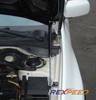 Rexpeed Carbon Fibre Hood Dampers - Evo 7-9