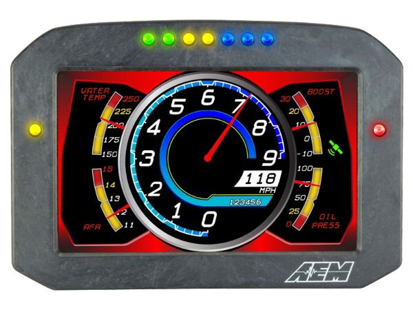 AEM: CD-7 Carbon FLAT Panel Digital Dash Displays (7 Inch)