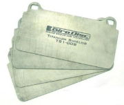 Girodisc: Rear Titanium Pad Shields (D738): PORSCHE 996 Carrera & Carrera 4