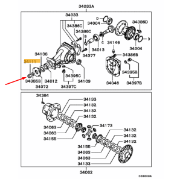 Pinion Nut - RS Rear Diff