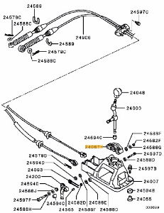 Retainer, gerashift lever