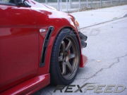 Rexspeed V-Style Carbon Fibre Fender Vents - Evo X