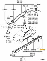 Grommet side air dam Evo 7-9