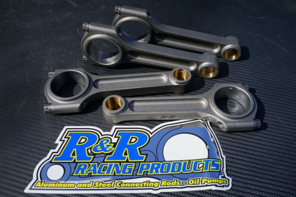 R&R: LW Pro Billet: 153mm I-Beam Connecting Rods: Evo I - IX (SET OF 4)