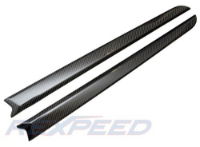 Rexspeed:  Dry Carbon Door Trim Covers: Evo X