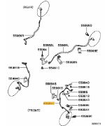 ABS Sensor Front RH Evo 4-6