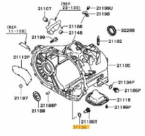 Gasket T/M case plug