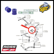 SuperPro: Rear Upper Arm Front Bush - Evo 4-9