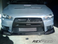 Rexpeed V-Style Carbon Splitter - Evo X