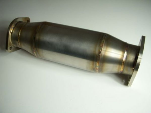 C-Tec: 3" Stainless Steel Silenced Decat Pipe: Evo IV - VI