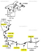 Handbrake Cable Bolts : Evo 4-6 GSR & RS 