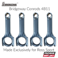 Bridgeway: I-Beam: Billet 4340 Rod Set, 143.75mm Length: Evo X 