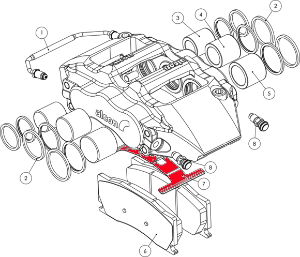 Alcon: Advantage Extreme Anti-Rattle Clip - Subaru