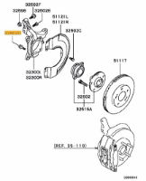 Bolt front wheel Hub to Knuckle Evo 4-9