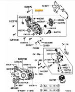 Oil Pump Assy Evo 1-3