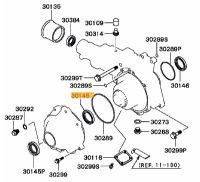 Oil seal T/F case cover FR