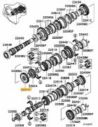 3rd Gear Output Shaft - Evo 8 GSR