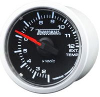 Turbosmart: Electric Exhaust Gas Temp Gauge :  200° to 1200° C / 400 to 2200 Deg F