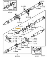 Flange, propeller shaft companion