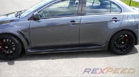 Rexpeed OEM Style Carbon Aero Kit Skirts - Evo X