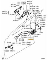 Door Latch Mechanism Evo 7-9