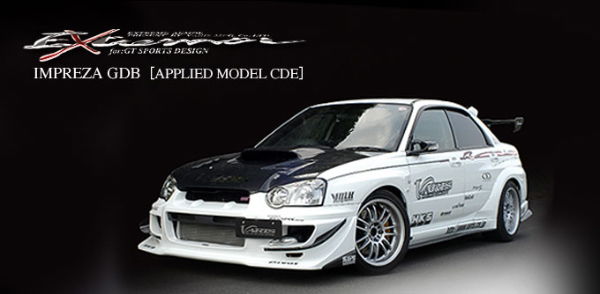 VARIS: SUBARU IMPREZA GDB (C.D.E) AERO PARTS