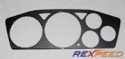 Rexpeed CT9A Carbon Fibre Gauge Cluster Low Gloss - Evo 7-9