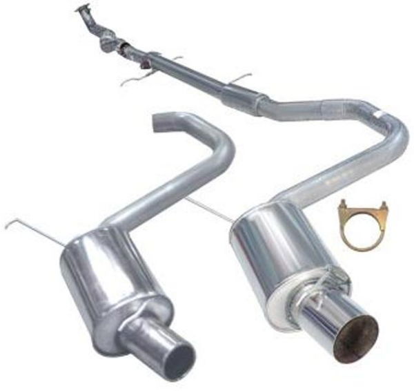 Mongoose 3" Turbo Back Exhaust System: Evo VII - IX