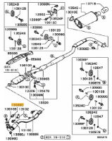 Bolt exhaust pipe