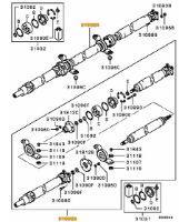 Propeller shaft assy