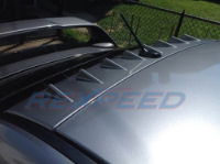 Rexpeed Flat Roof Plastic Non SSS Painted Vortex Generator - Evo X