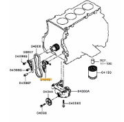 Tensioner,engine oil pump chain Evo X