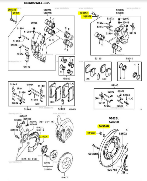 FULL Bolt Kit : EVO 7-9 RS - RS/CH/79-RS-FBK