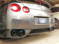 Rexspeed: Stainless Steel Muffler: Nissan: GTR R35