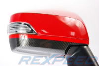 Rexspeed: Dry Carbon Lower Mirror Covers: Subaru: VAB WRX STI / WRX