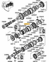 5th & Rev Gear Synchros Hub - Evo 4-7