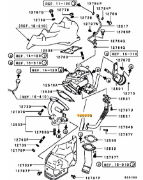 Gasket fitting oil return