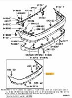 Face kit, rear bumper