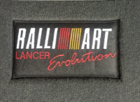 Evo 1-3 Boot Mat MLR/Ralliart logo-Black