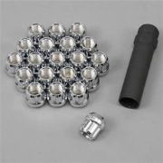 Gorilla Nuts: Open End Wheel Nut Set: Acorn Chrome (M12 x 1.5)